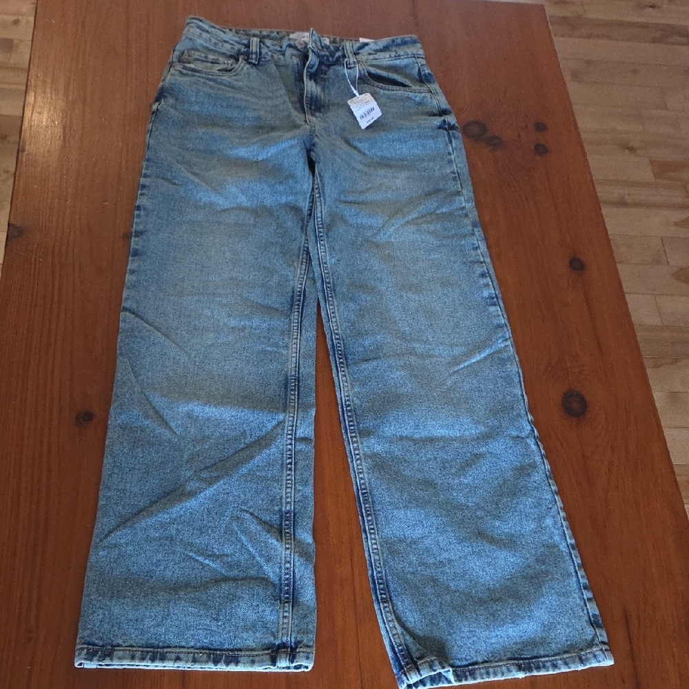 Ardene Size 7 NEW 90s Mid-Rise Denim‎ Blue Women's Jeans